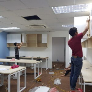 Thi công nội thất văn phòng của công ty bchome