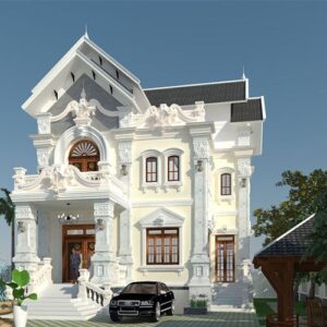 Mẫu biệt thự 2 tầng  lung linh sang trong 2023