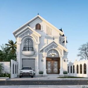 Nhà ống 2 tầng đẹp sang trọng theo xu hướng năm 2023