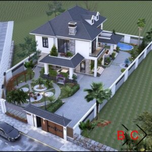 thiết kế biệt thự vườn sang trọng theo xu hướng 2023