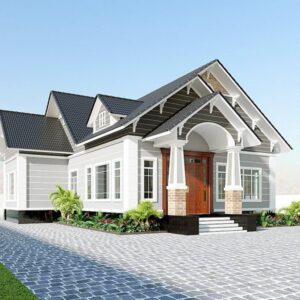 Nhà cấp 4 nông thôn đơn giản  phù hợp túi tiền theo xu hướng 2023