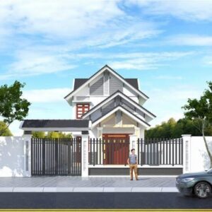 Mặt tiền nhà cấp 4 gác lửng