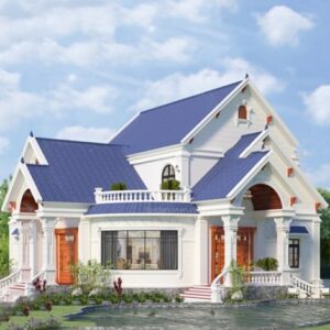 Mái vòm nhà cấp 4 đẹp