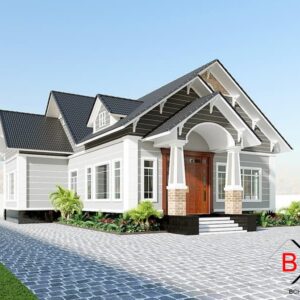 Nhà cấp 4 mái thái 5x20 đẹp nhất năm 2023